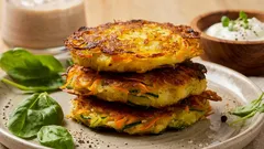 Ohne Mehl und ohne Frittieren: So bereiten Sie leichte Gemüsepfannkuchen zu 